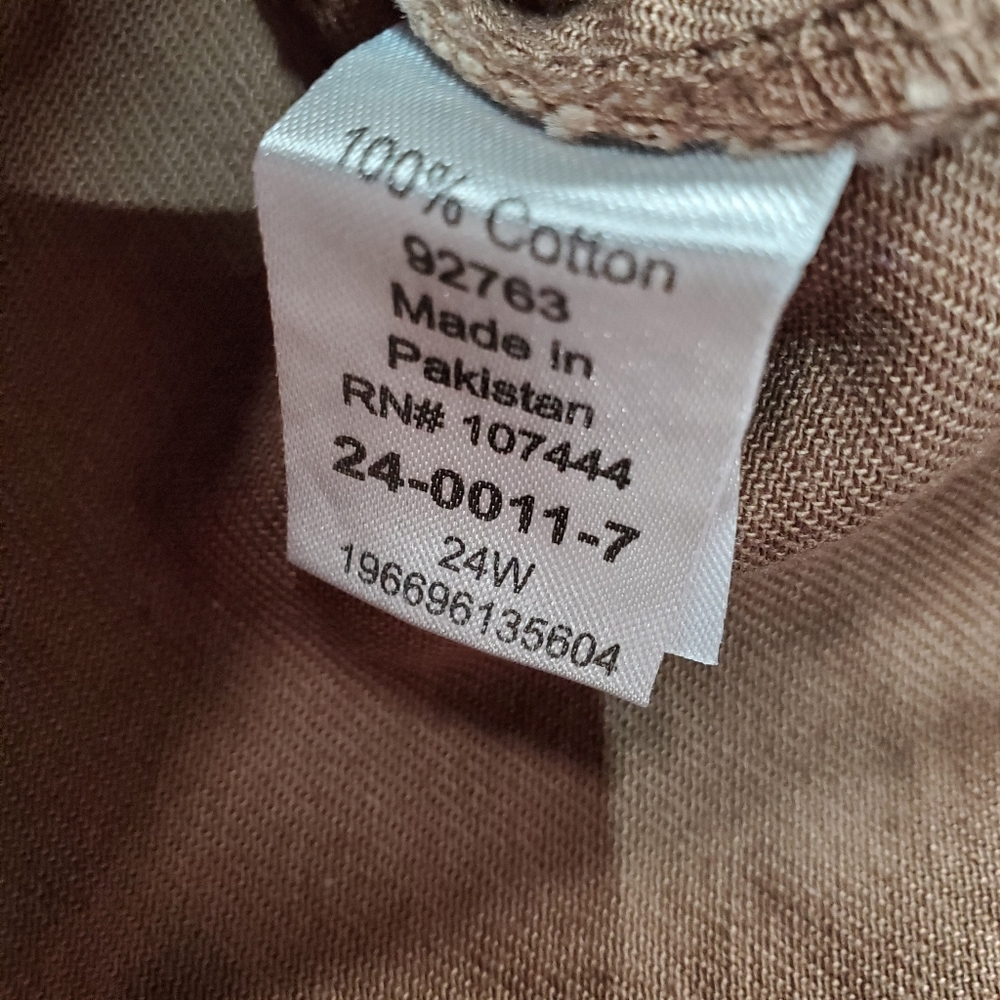Jessica London Jean Jacket Womens Plus Size 24W Brown - Picture 3 of 10